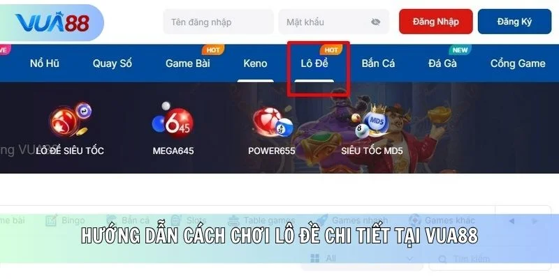 Hướng dẫn cách chơi lô đề chi tiết tại VUA88