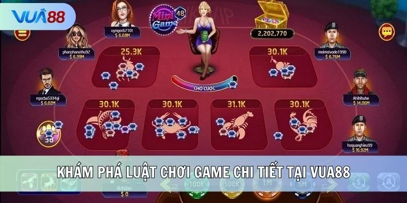 Khám phá luật chơi game chi tiết tại VUA88